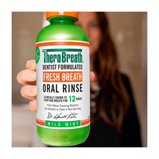 Therabreath Mouthwash Mild Mint - 473mL
