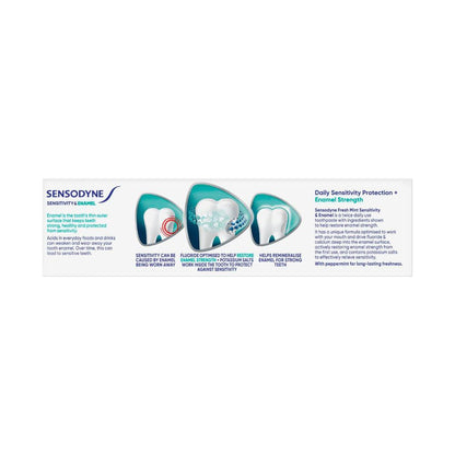 Sensodyne Sensitivity & Enamel Toothpaste Fresh Mint - 100g