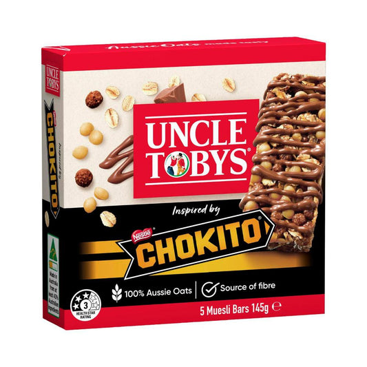 Une Tobys Chokito Mueli Bars - 145g
