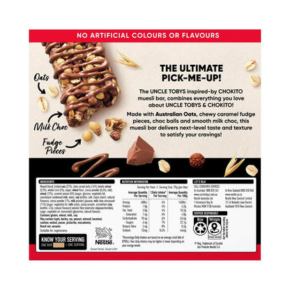 Une Tobys Chokito Mueli Bars - 145g