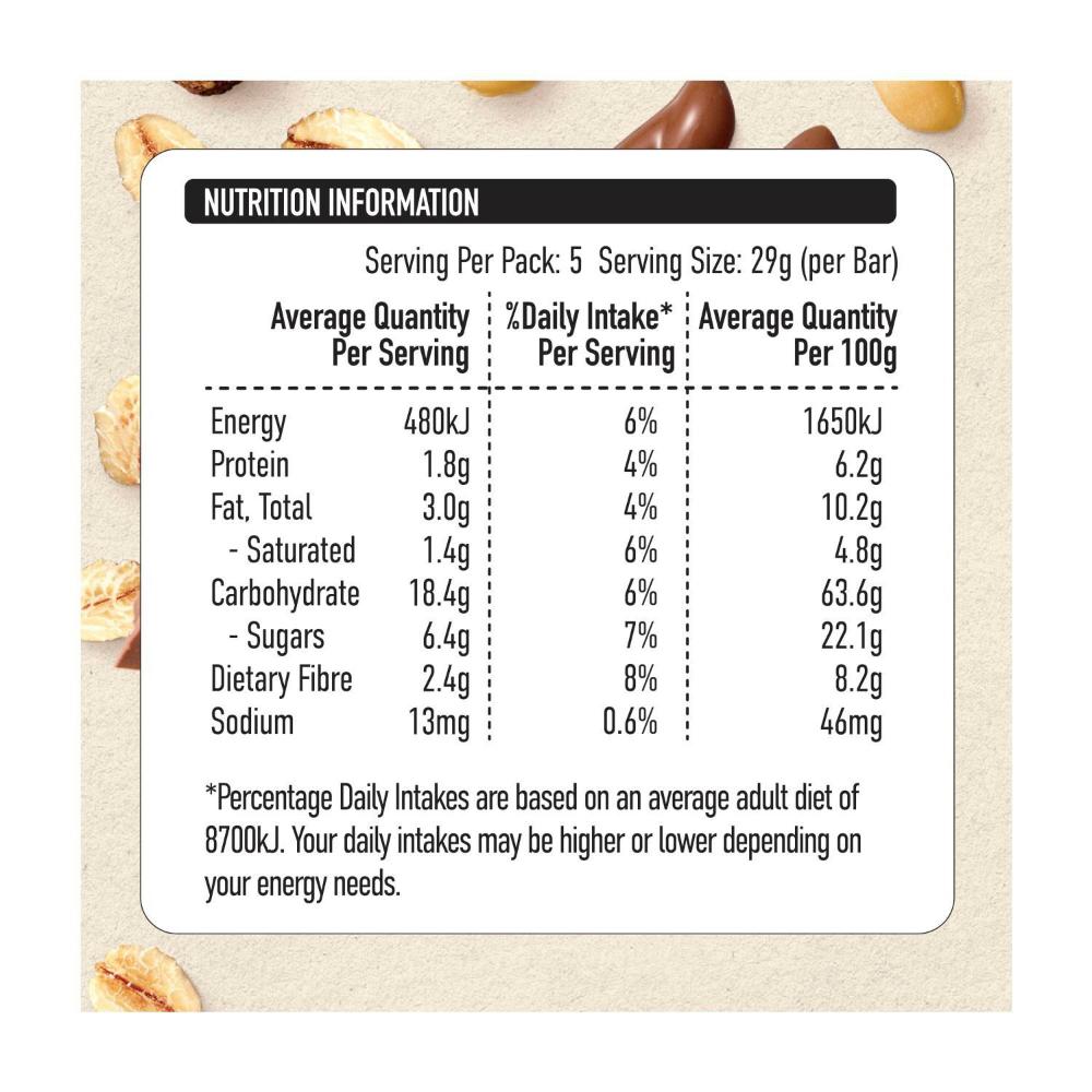 Uncle Tobys Chokito Mueli Bars - 145g