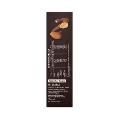 Nice & Natural Deluxe Protein Bars Almond & Double Choc Multipack Snacks 5 Pack - 200g