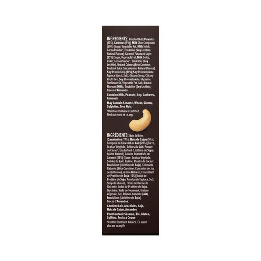 Nice & Natural Deluxe Protein Bars Caramel & Milk Choc Multipack Snacks 5 Pack - 200g