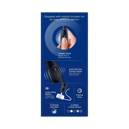 Oral B Io2 Electric Toothbrush Black - 1 Pack