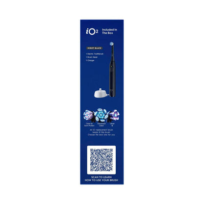 Oral B Io2 Electric Toothbrush Black - 1 Pack