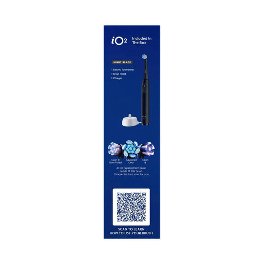 Oral B Io2 Electric Toothbrush Black - 1 Pack