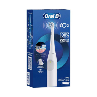 Oral B Io2 Electric Toothbrush White - 1 Pack
