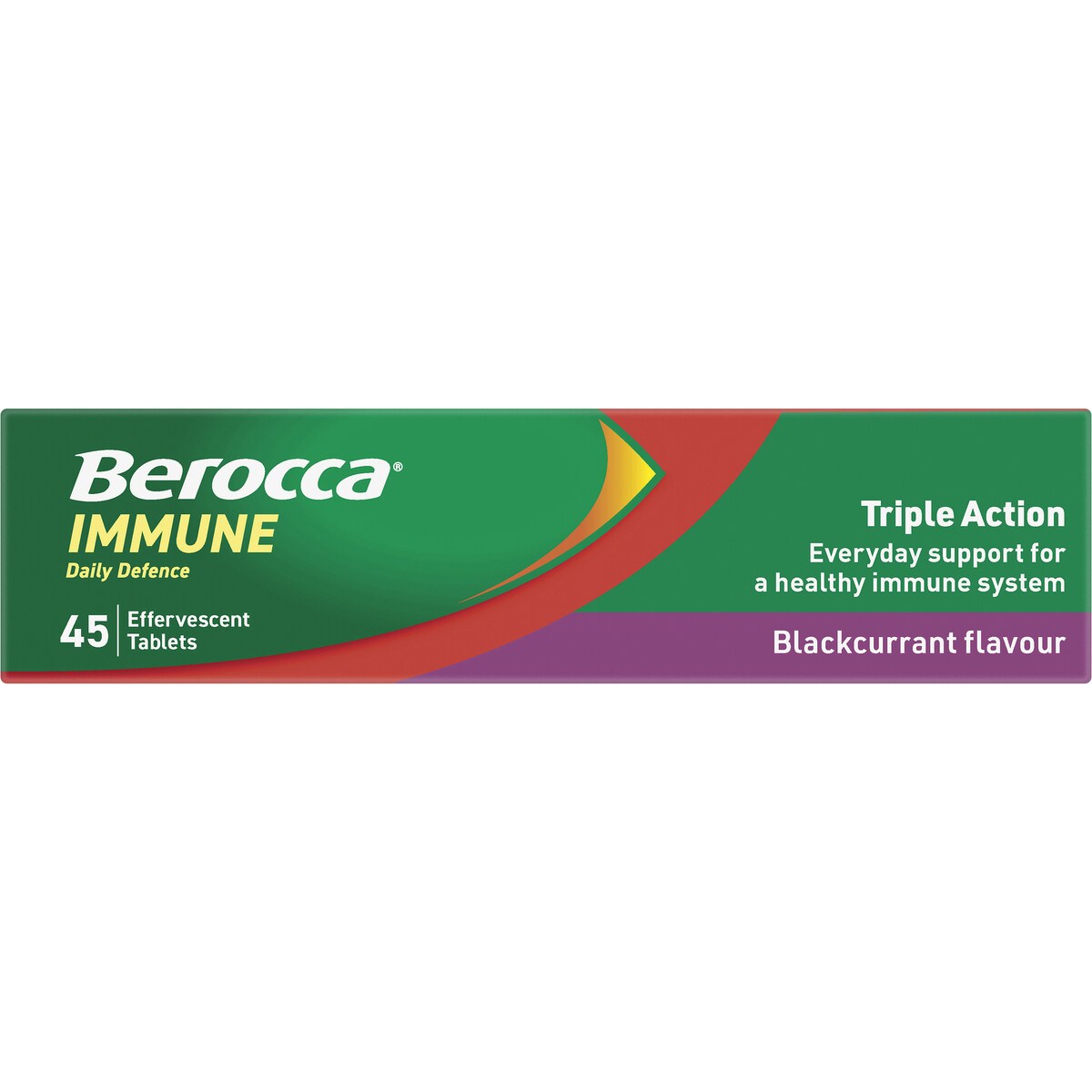 Berocca Immune Daily Defence Blackcurrant Effervescent 45 pack