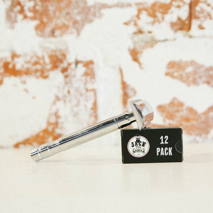 Jack The Barber Double Edge Stainless Steel Razor Blades 12 Pack