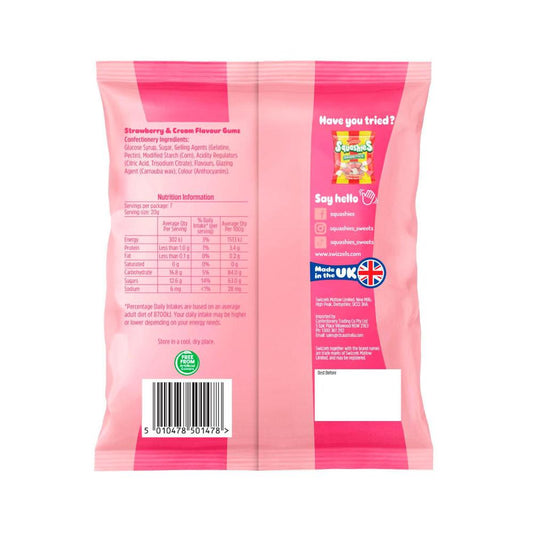 Swizzles Squshies Strawberry & Cream - 140g