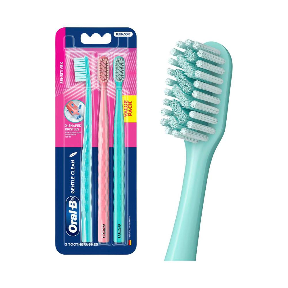 Oral B Extra Sensitive Deep Clean Toothbrush - 3 Pack