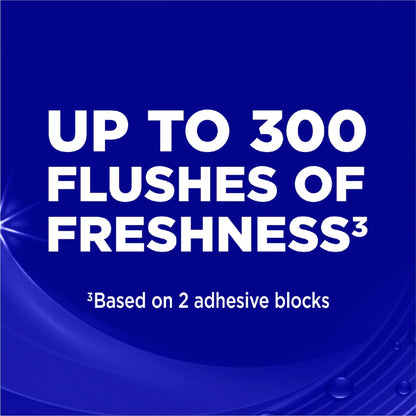 Harpic Hygenic & Fresh Sticker Adhesive Toilet Block Marine 2 Pack