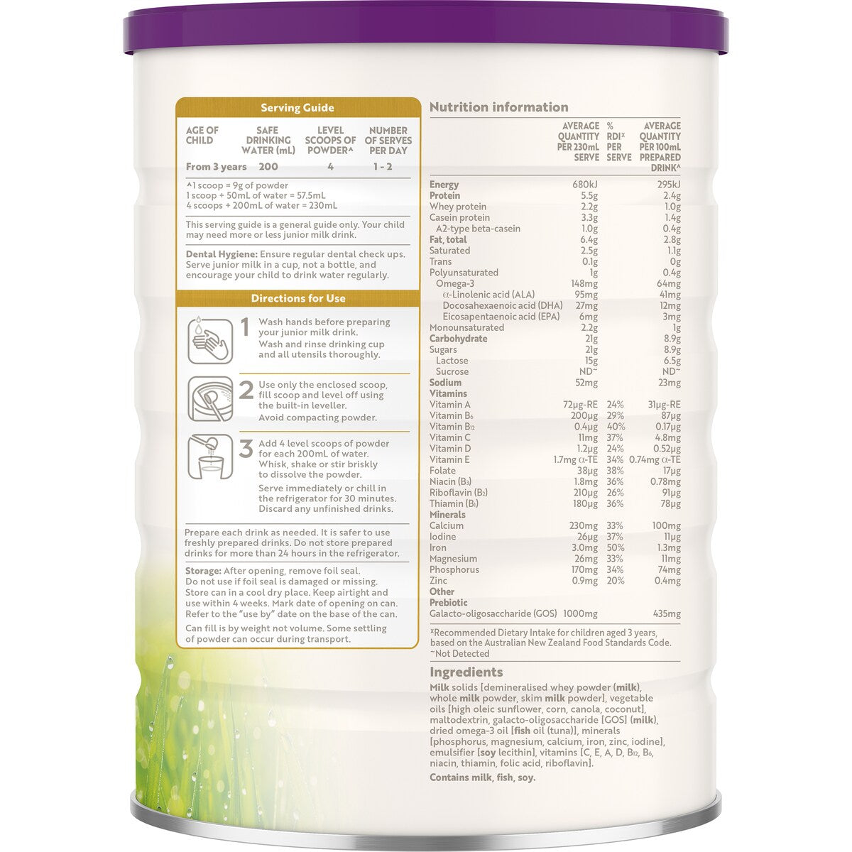 A2 Milk Gentle Gold Stage 4 Formula 3 Years+