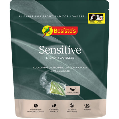 Bosistos Sensitive Laundry Capsules 20 Pack