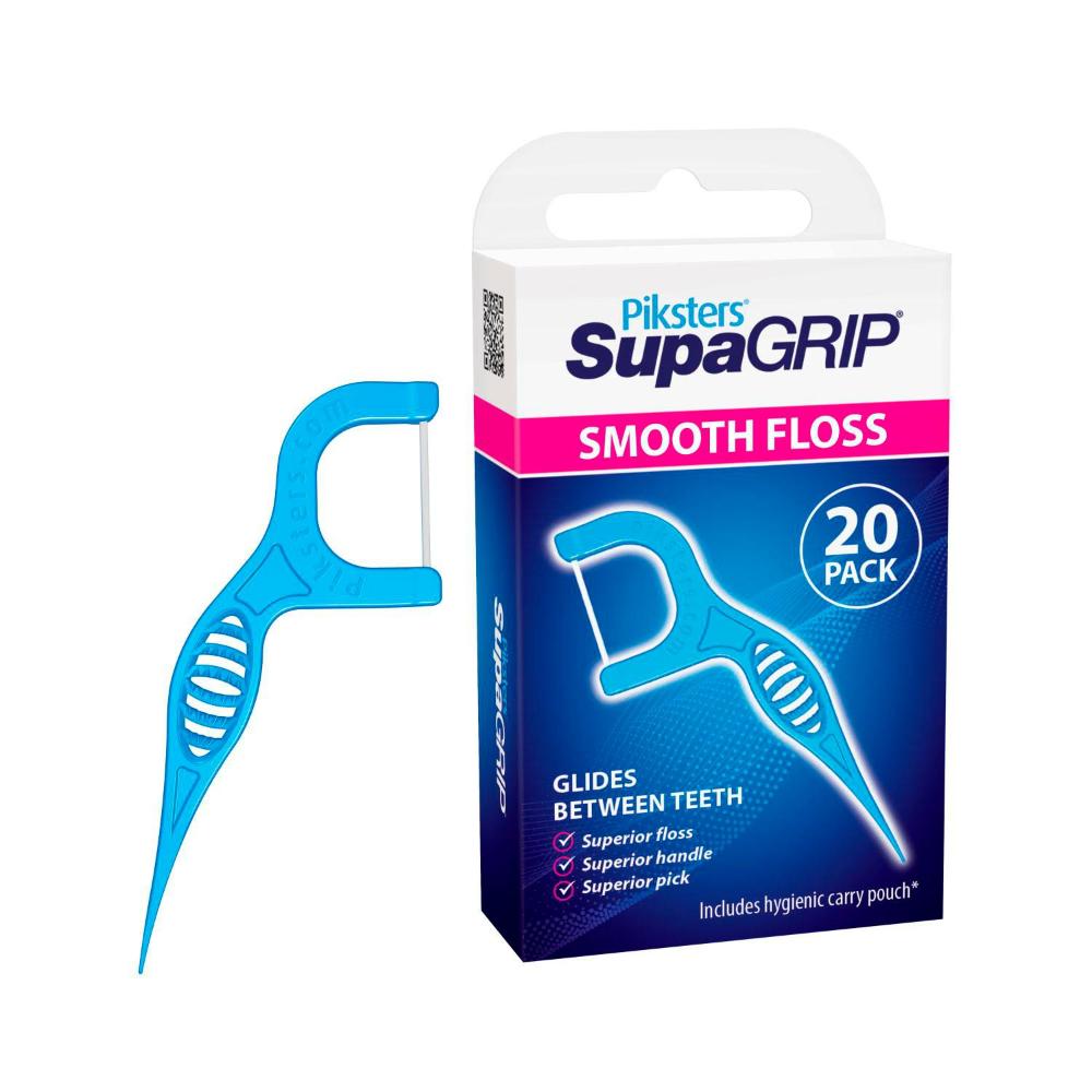 Piksters Supagrip Floss Picks - 20 Pack