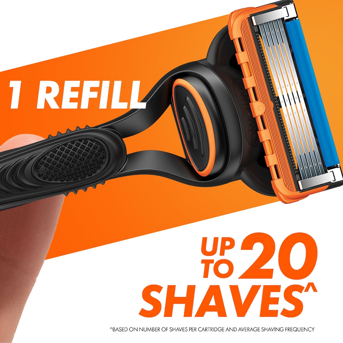 Gillette Fusion 5 Razor Handle With 10 Blade Cartridges Value Pack Each