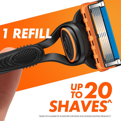 Gillette Fusion 5 Razor Handle With 10 Blade Cartridges Value Pack Each