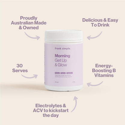 Frank Simple. Morning Get Up & Glow Mango 240g