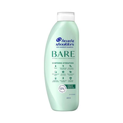 Head & Shoulders Anti Dandruff Shampoo Bare Soothing Hydration - 400mL