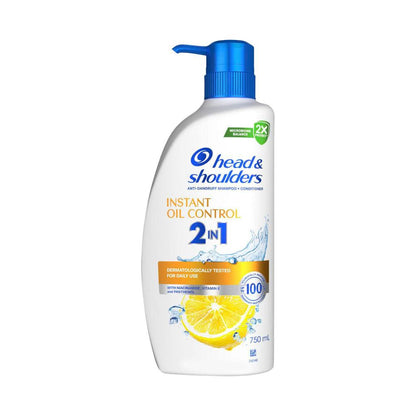 Head & Shoulders 2 In 1 Anti Dandruff Shampoo Oil Control - 750mL