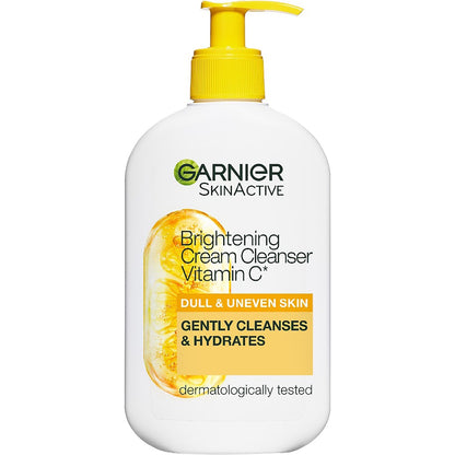 Garnier Skin Active Brightening Cream Cleanser Vitamin C 250ml