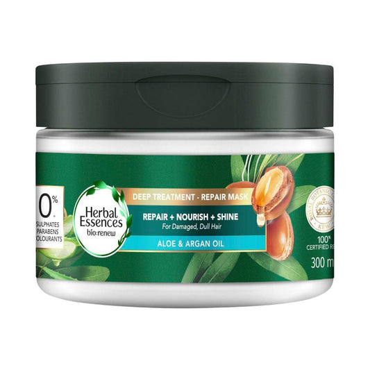 Herbal Essences Bio Renew Argan Oil & Aloe Deep Repair Mask - 300mL