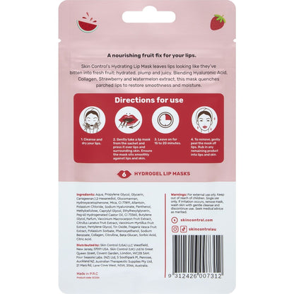 Skin Control Hydrating Lip Mask 6 Pack