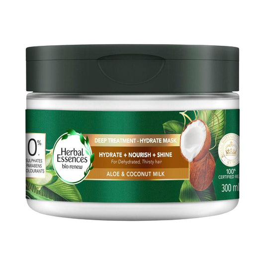 Herbal Essences Bio Renew Coconut Milk & Aloe Deep Hydrate Mask - 300mL