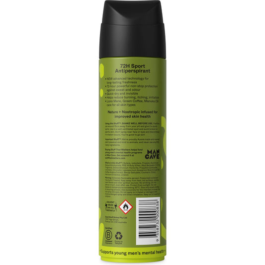 Stuff That Matters Men's Antiperspirant Aerosol Deodorant Sport 210mL