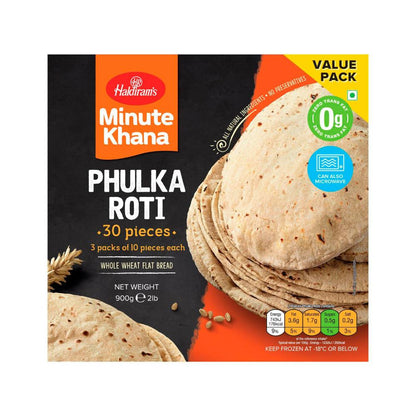 Haldirams Phulka Roti 30 Pack - 900g