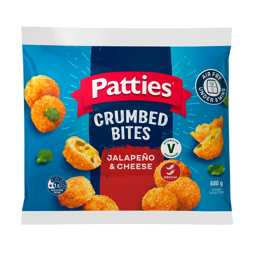 Patties Jalapeno & Cheese Bites - 500 GRAM