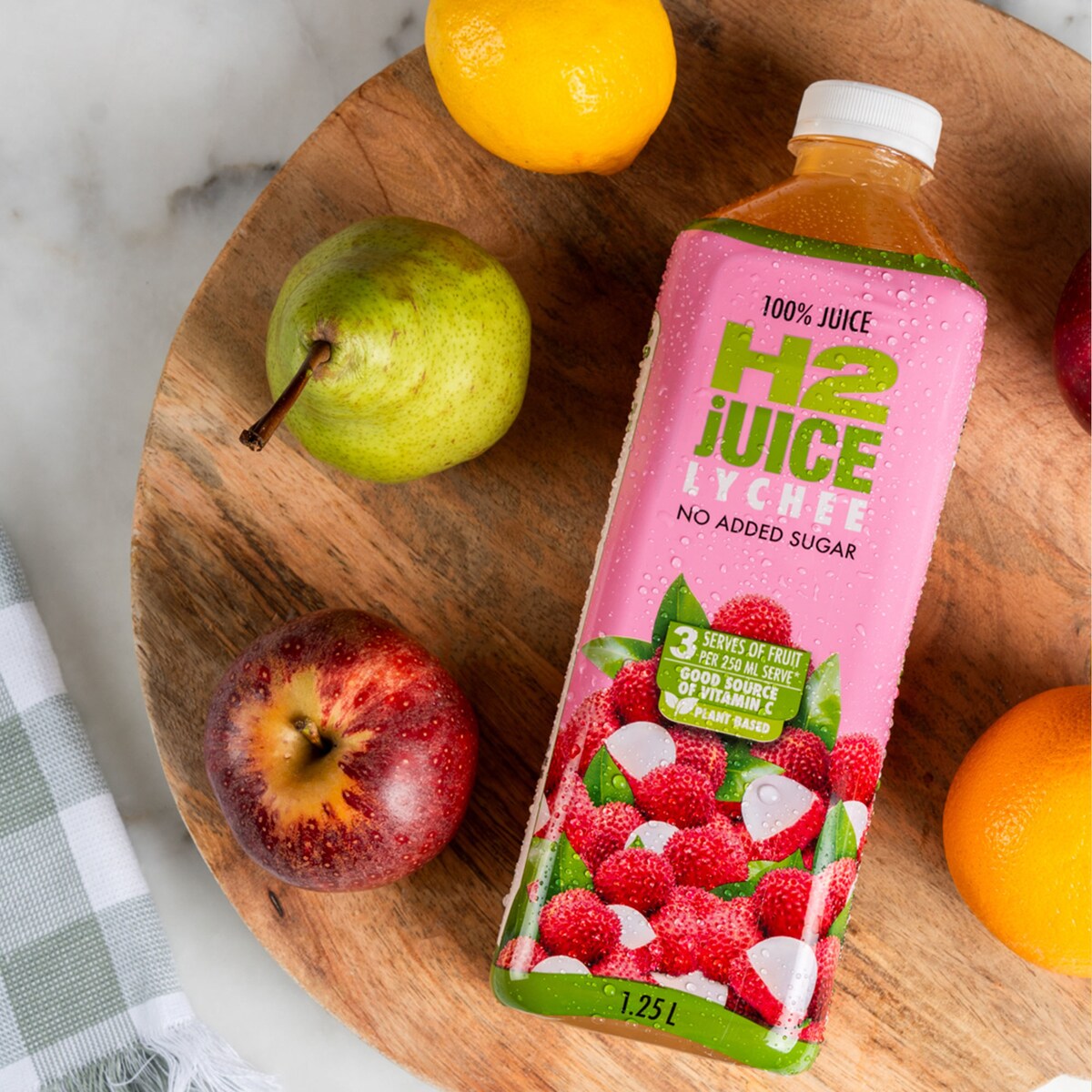 H2juice Fruit Juice Lychee Flavoured Drink 1.25l