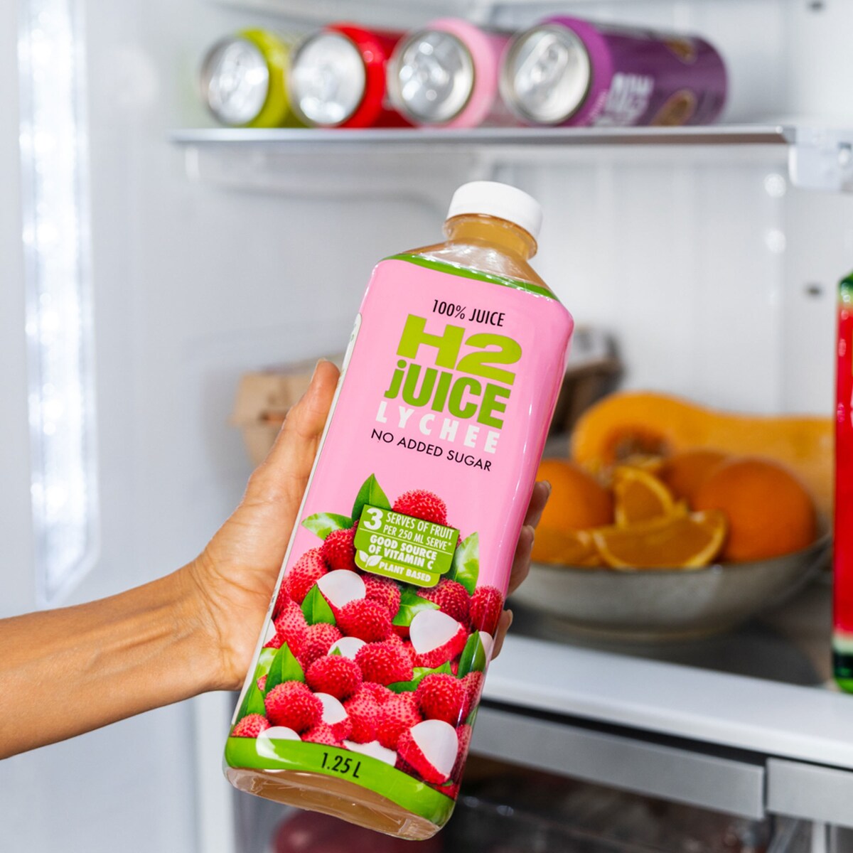 H2juice Fruit Juice Lychee Flavoured Drink 1.25l