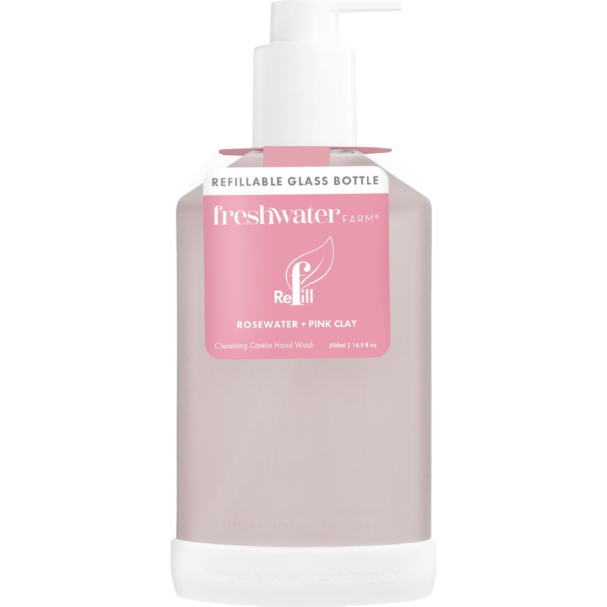 Freshwater Farm Australia Roswater & Pink Clay Hand Wash 500ml