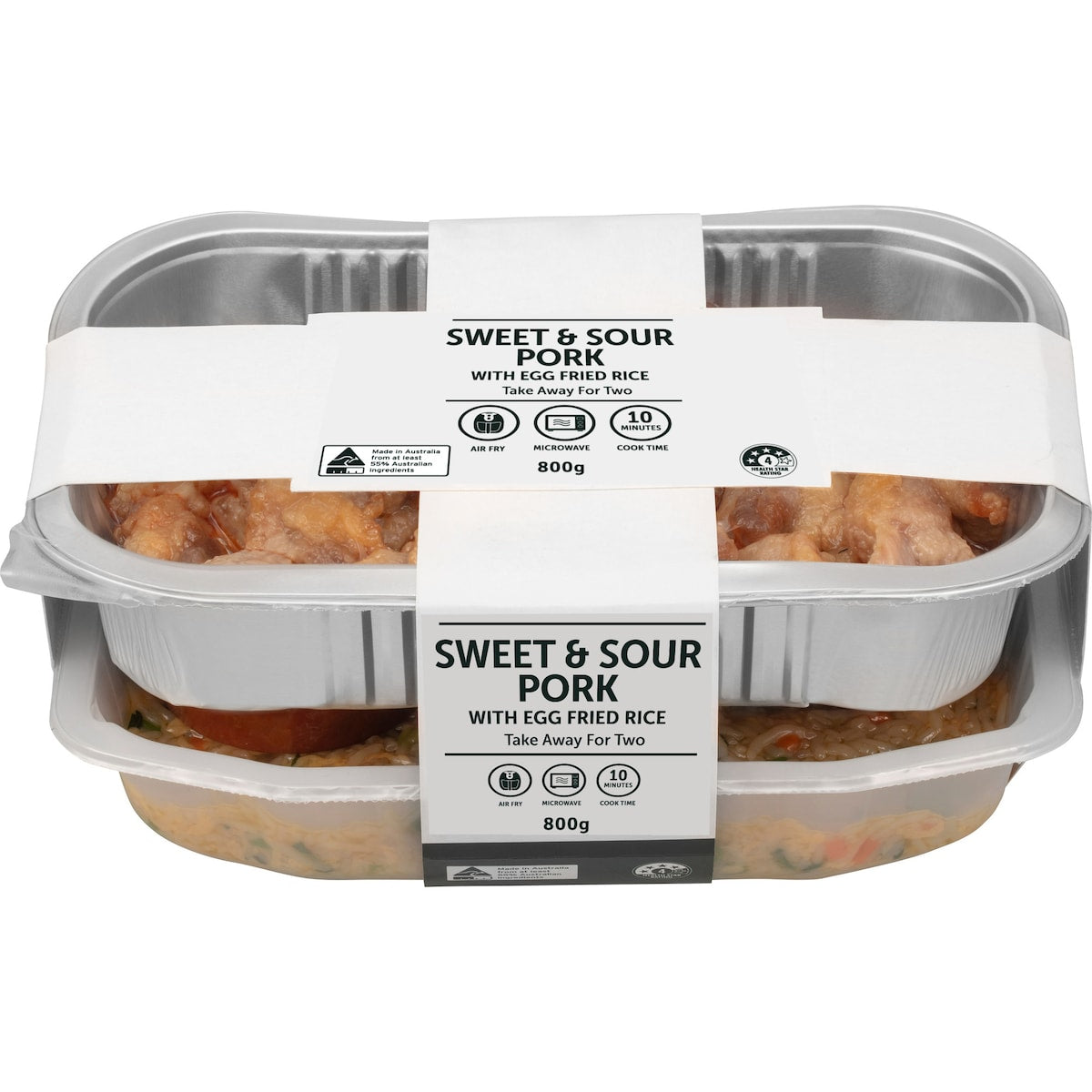 Sweet & Sour Pork With Egg Fried Rice 800g