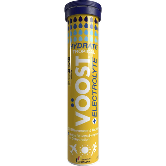 Voost Effervescent Hydrate + Electrolyte Tropical Tablets 20 Pack