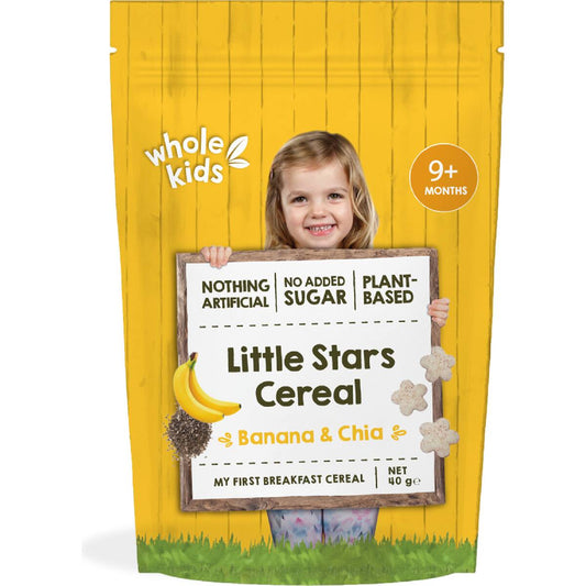 Whole Kids Little Stars Cereal Banana & Chia 40g