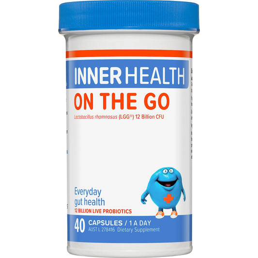 Inner Health On The Go Probiotic Capsules 40 Pack