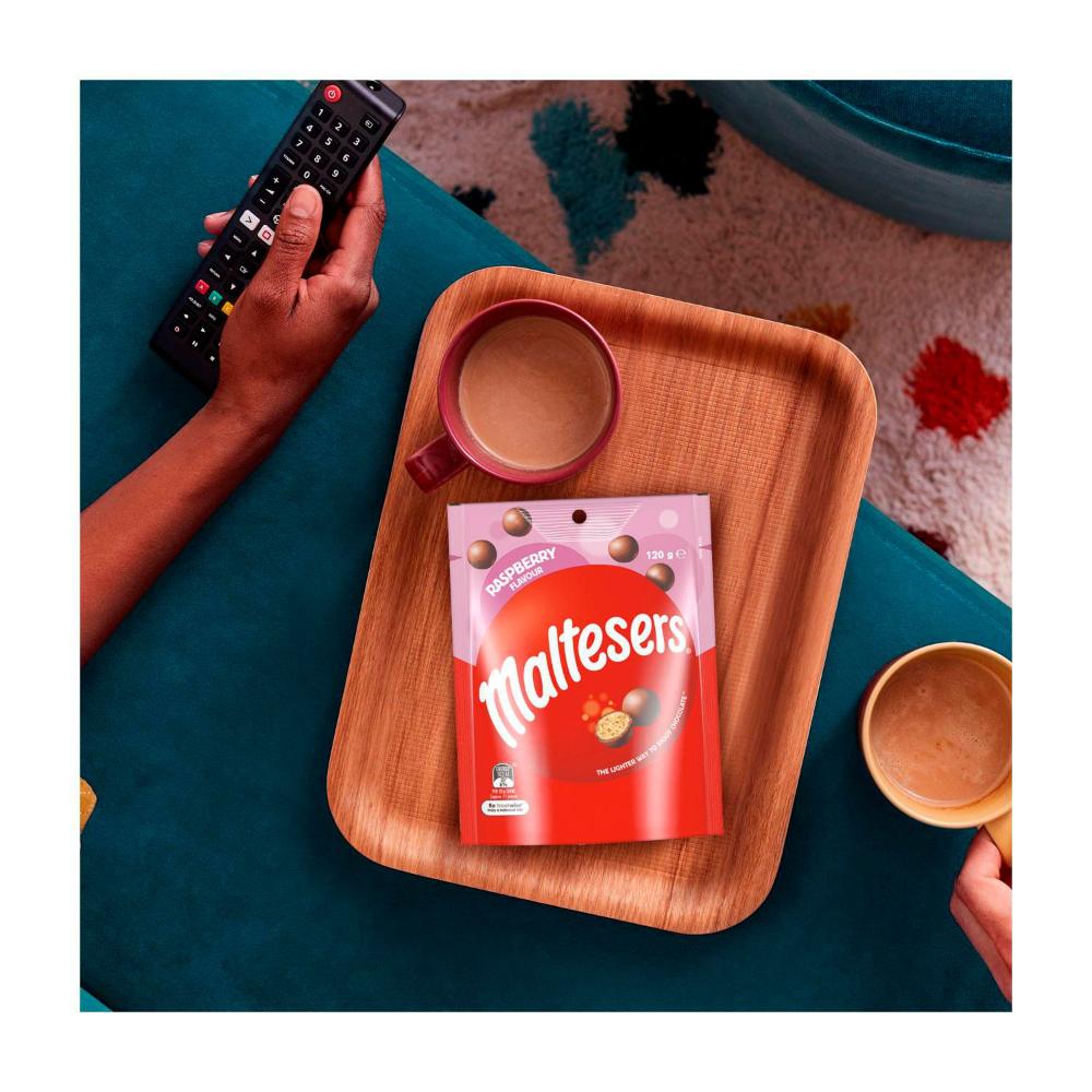 Maltesers Raspberry Milk Chocolate Snack Bag - 120g