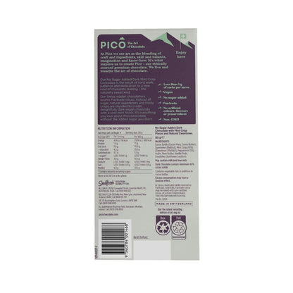 Pico No Added Sugar Vegan Dark Mint Crisp - 80g
