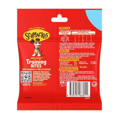 Schmackos Mini Training Bites Dog Treats Chicken & Milk - 120g