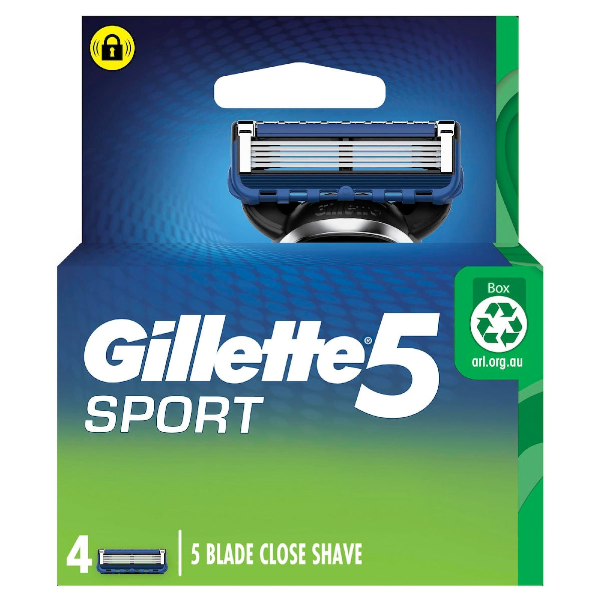 Gillette 5 Sport Razor Blades 4 Pack