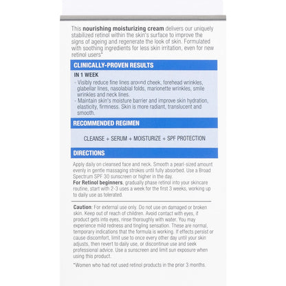 Neutrogena Visible Repair Regenerating Cream 50g