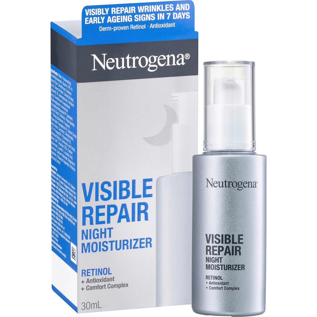 Neutrogena Visible Repair Night Moisturiser Cream 30ml