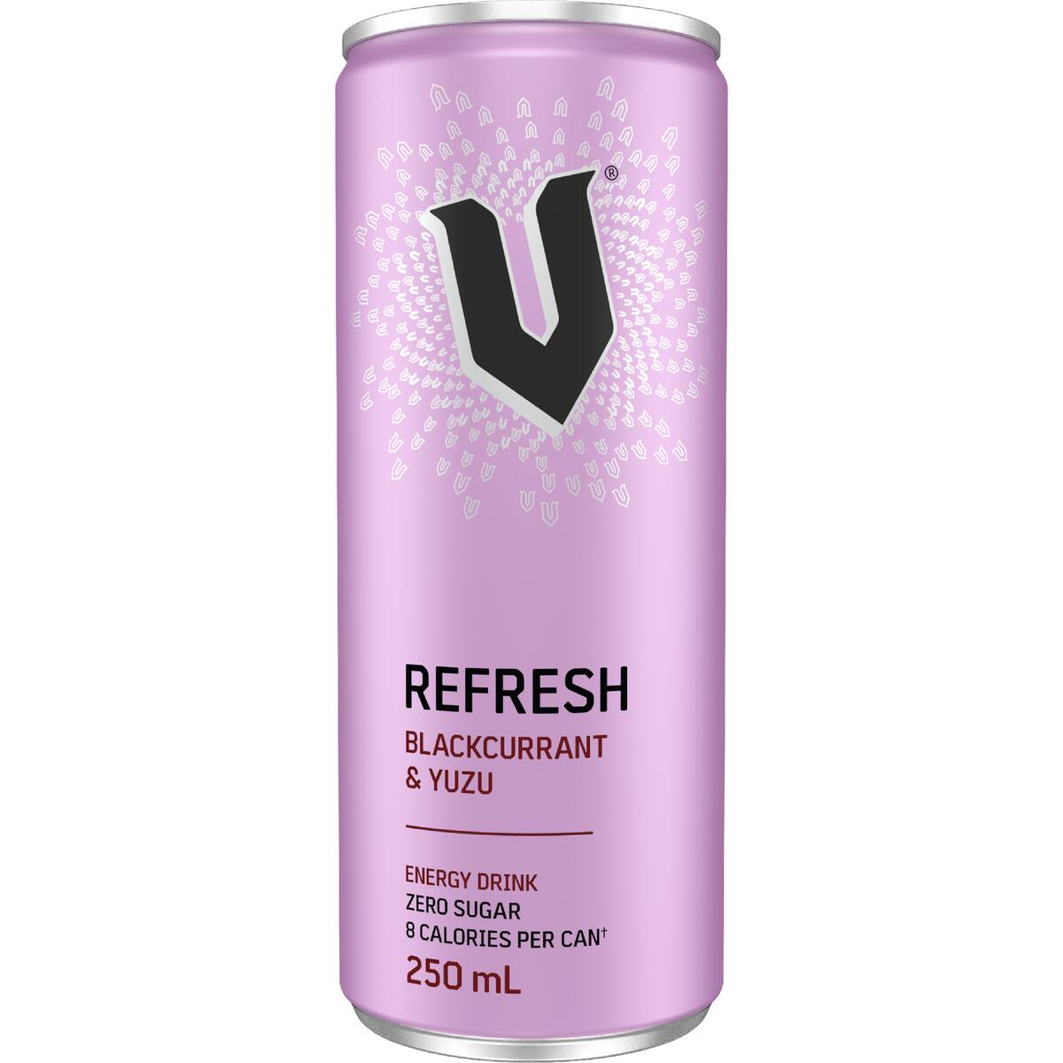 V Refresh Energy Drink Zero Sugar Blackcurrant & Yuzu 250ml
