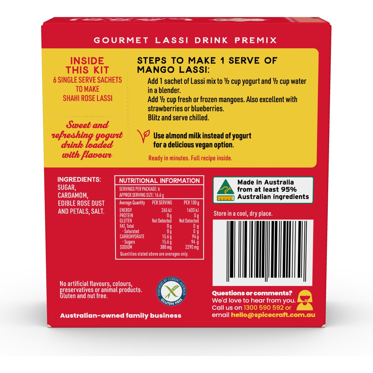 Spicecraft Gourmet Lassi Drink Premix
