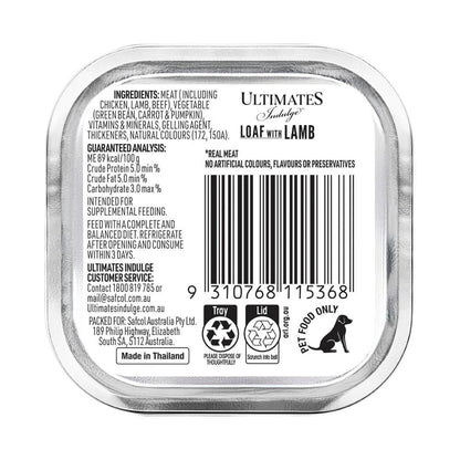 Ultimates Lamb Loaf Dog Food - 100g