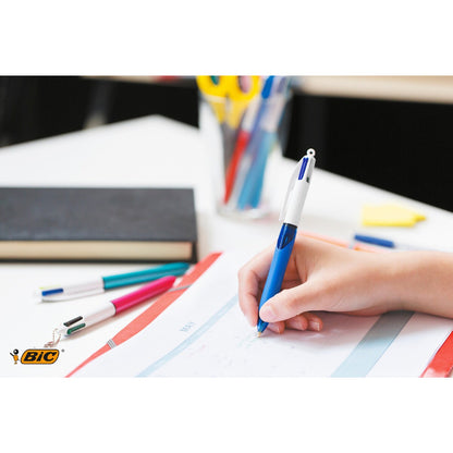 Bic 4 Colour Grip Pen 2 Pack