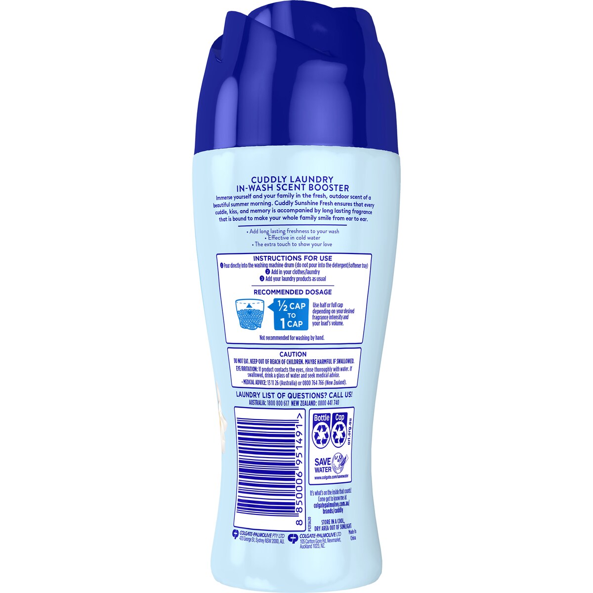 Cuddly In Wash Scent Booster Sunshine Fresh 240g