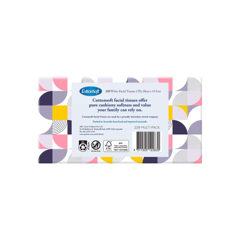Cottonsoft 2-Ply Facial Tissue - 3 Pack